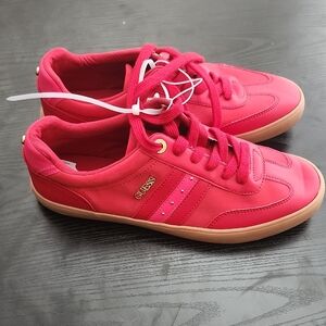 GUESS Women's Hot Pink Sneakers